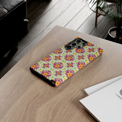 Tough Cases, Cancer, Zodiac v3, Flower Pattern
