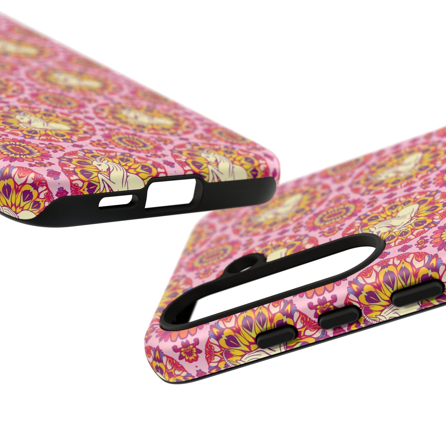 Tough Cases, Capricorn, Zodiac v4, Flower Pattern