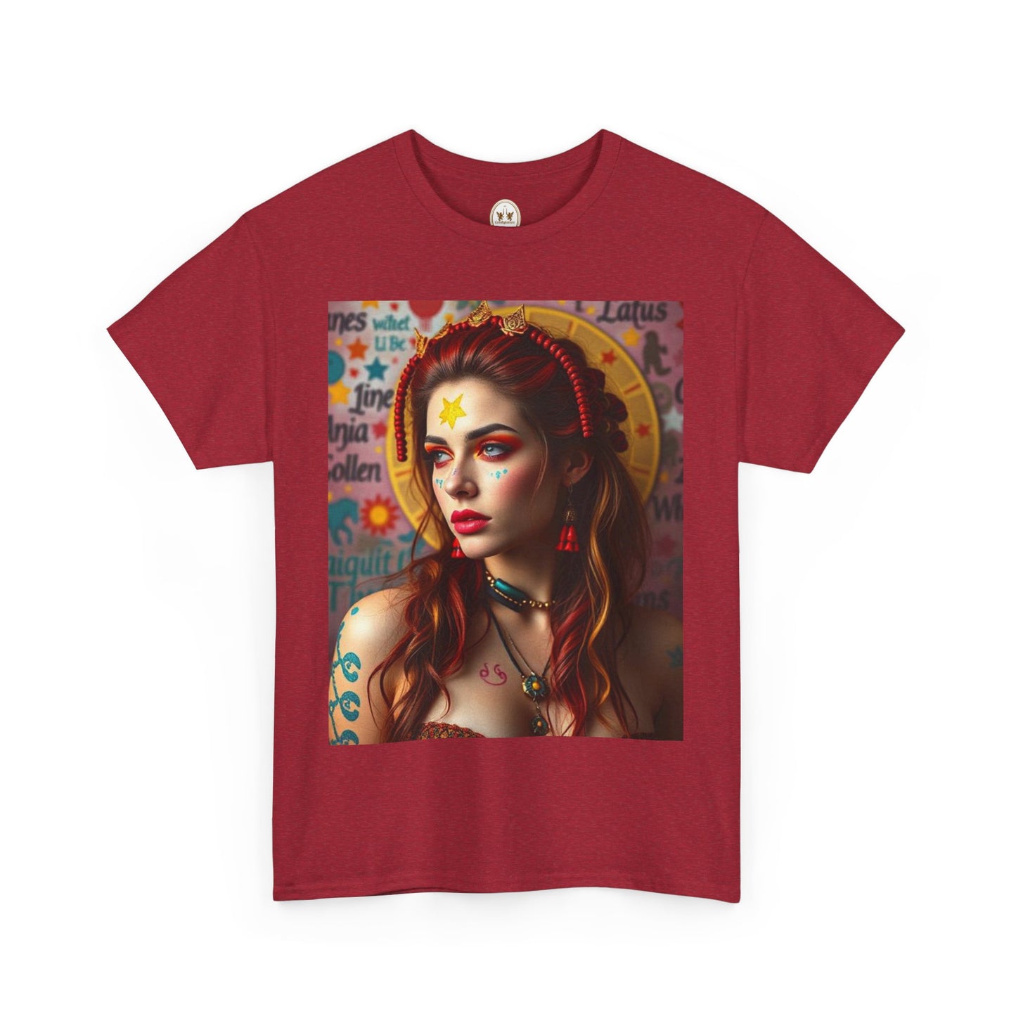Unisex Heavy Cotton T-Shirt, Sagittarius, Zodiac, Sexy Art