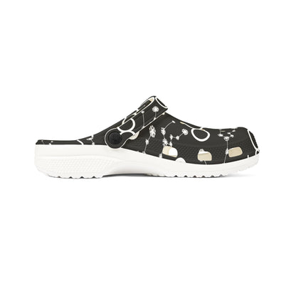EVA Foam Rubber Shoes (AOP), Material 100% EVA, Virgo Zodiac Design