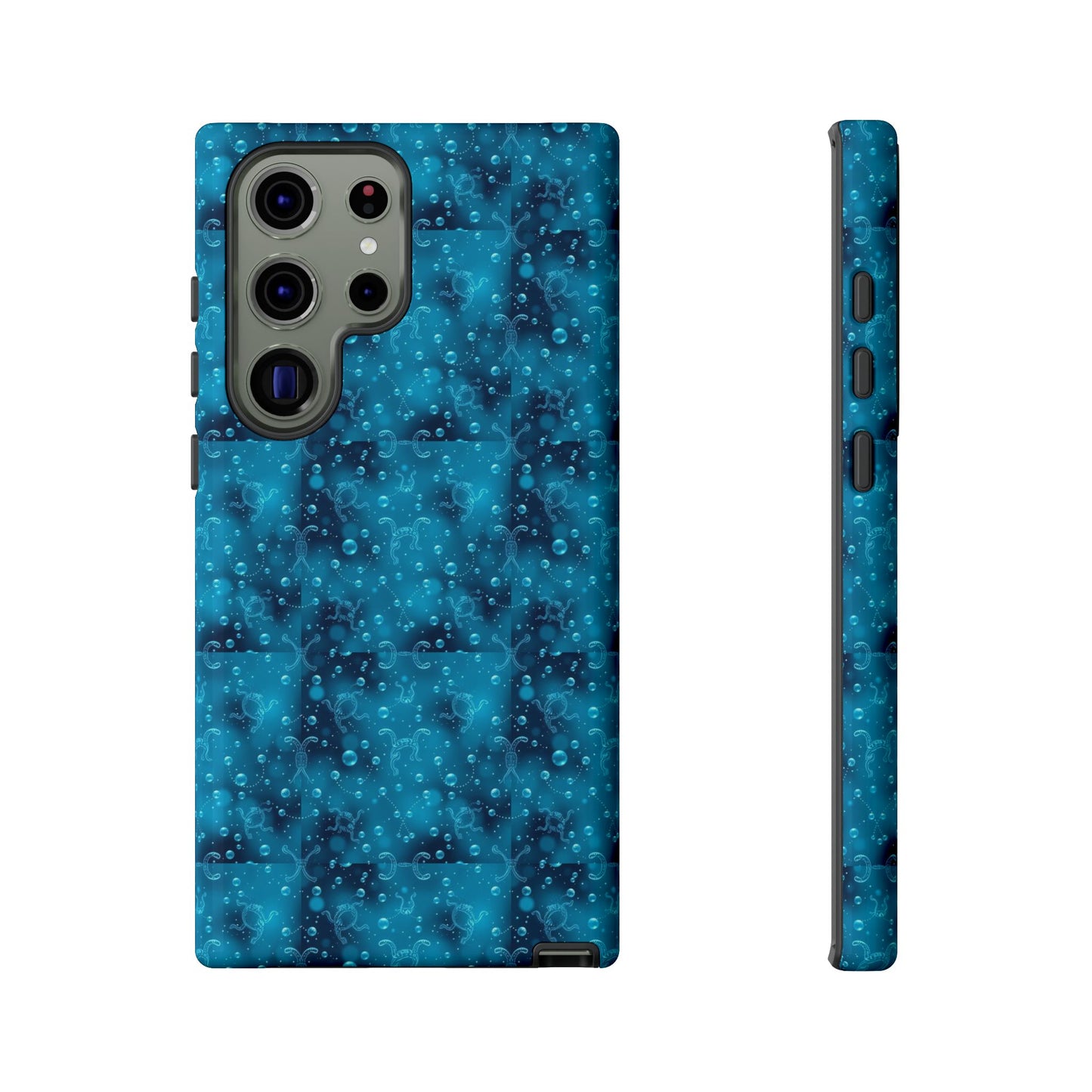 Tough Cases, Aquarius, Zodiac v3, Bubble Pattern