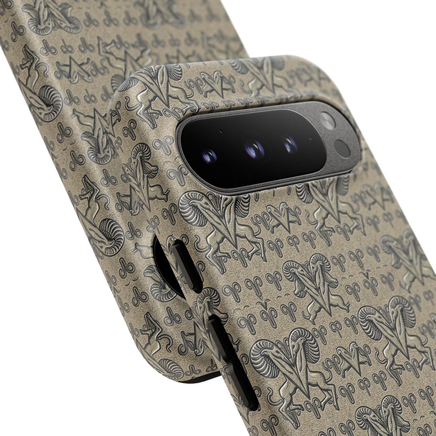 Tough Cases, Aries, Zodiac, Metal Pattern