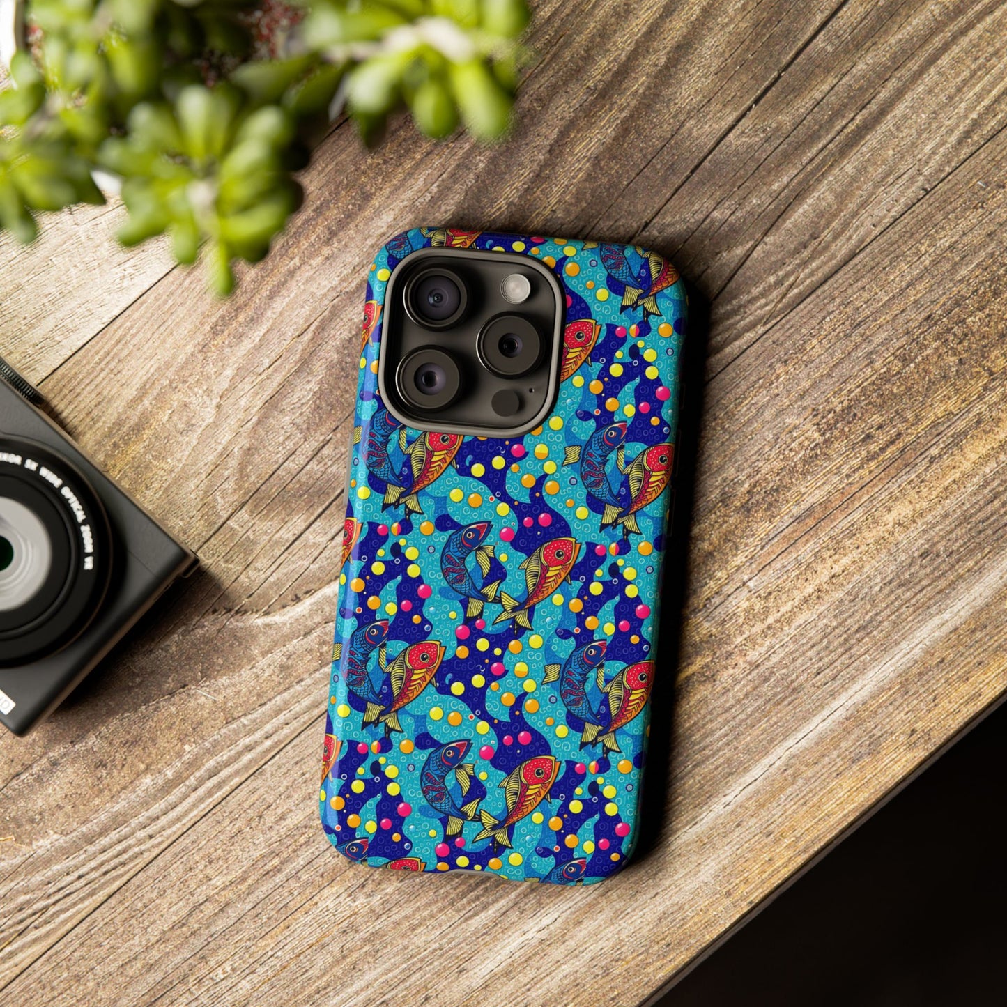 Tough Cases, Pisces, Zodiac v2, Bubble Pattern