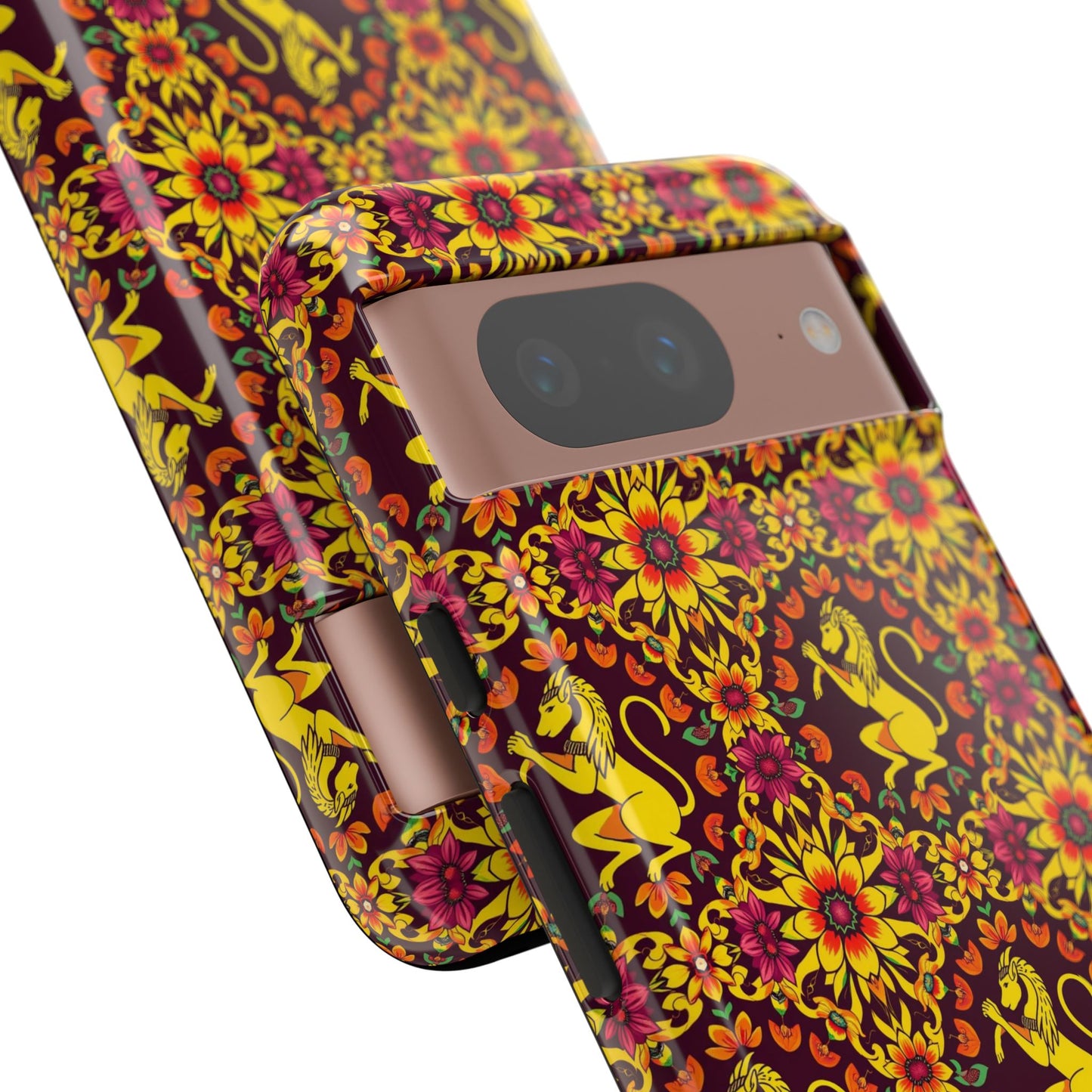 Tough Cases, Virgo, Zodiac v1, Flower Pattern