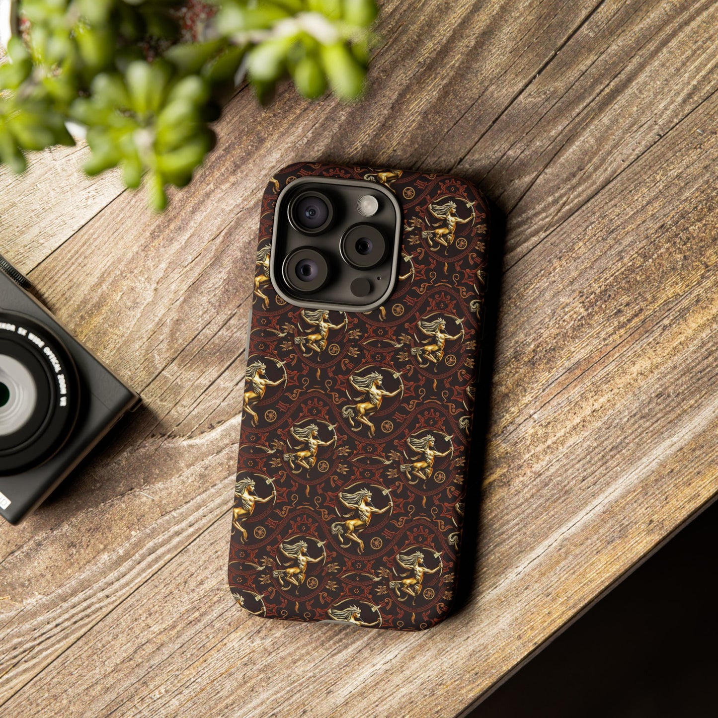 Tough Cases, Sagittarius, Zodiac, Metal Pattern