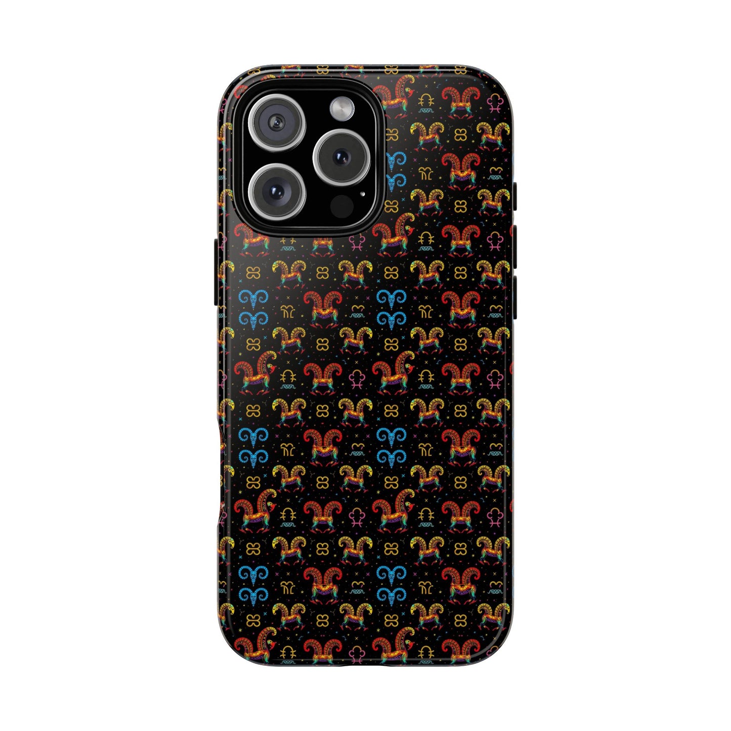 Tough Cases, Aries, Zodiac v1, Metal Pattern