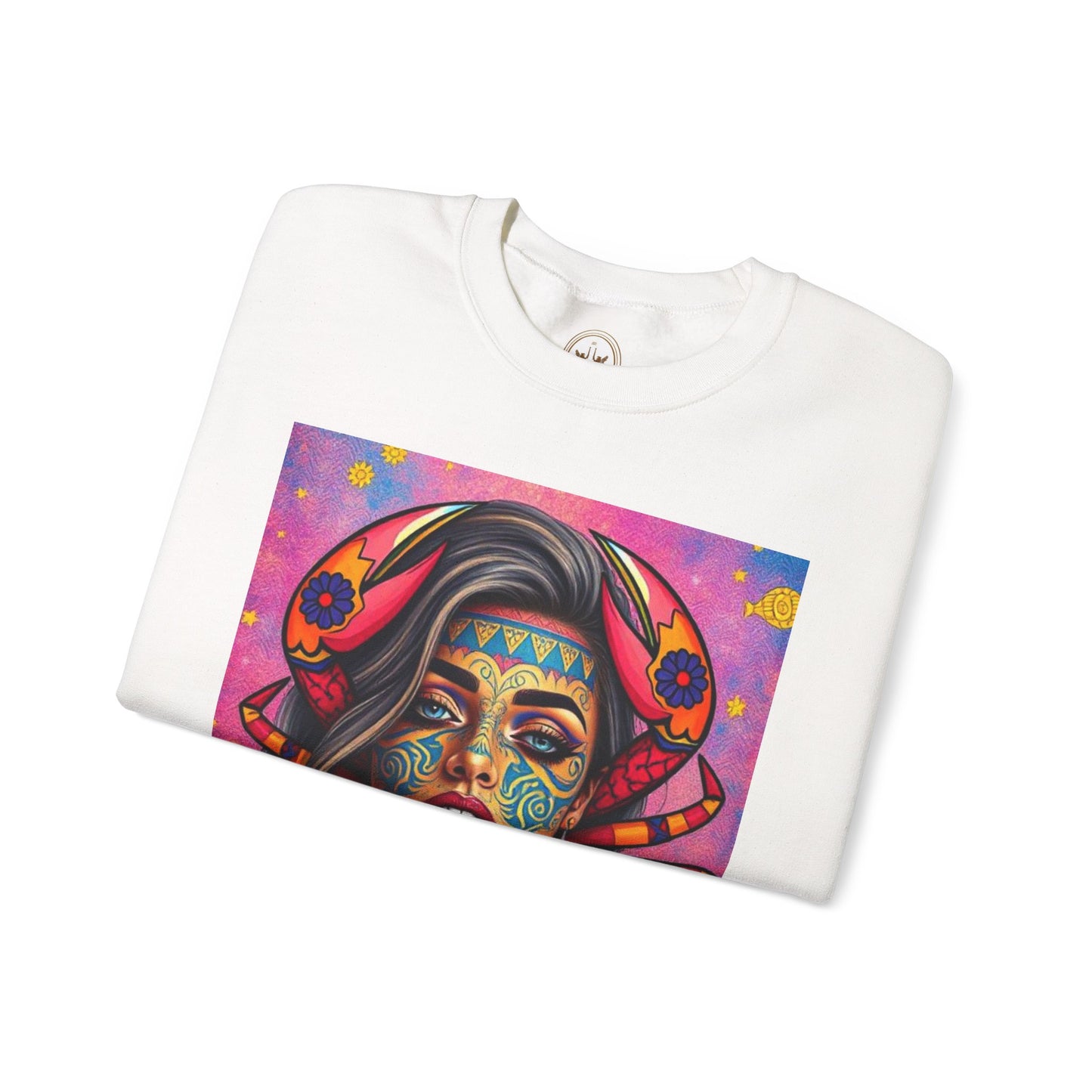 Unisex Heavy Blend™ Crewneck Sweatshirt, Cancer, Zodiac, Sexy Pattern