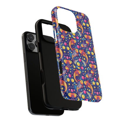 Tough Cases, Pisces, Zodiac, Bubble Pattern