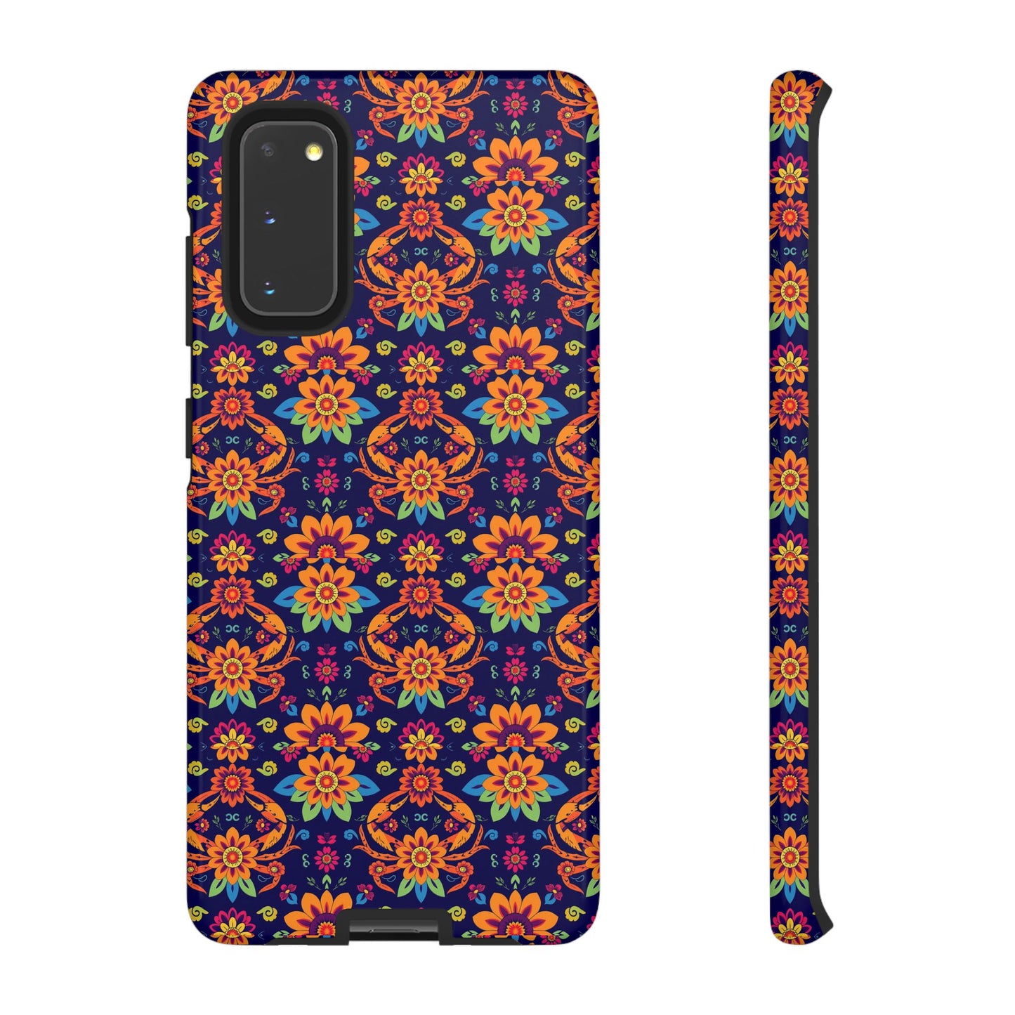 Tough Cases, Cancer, Zodiac, Flower Pattern