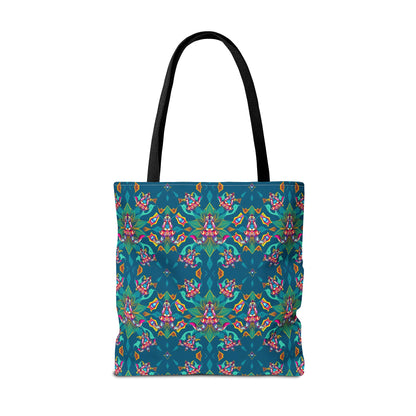 Tote Bag (AOP), Taurus, Zodiac v1, Jewel Pattern