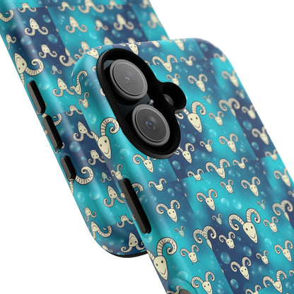 Tough Cases, Aries, Zodiac v1, Bubble Pattern