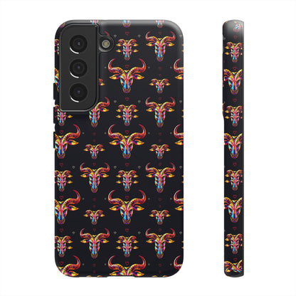 Tough Cases, Taurus, Zodiac, Metal Pattern