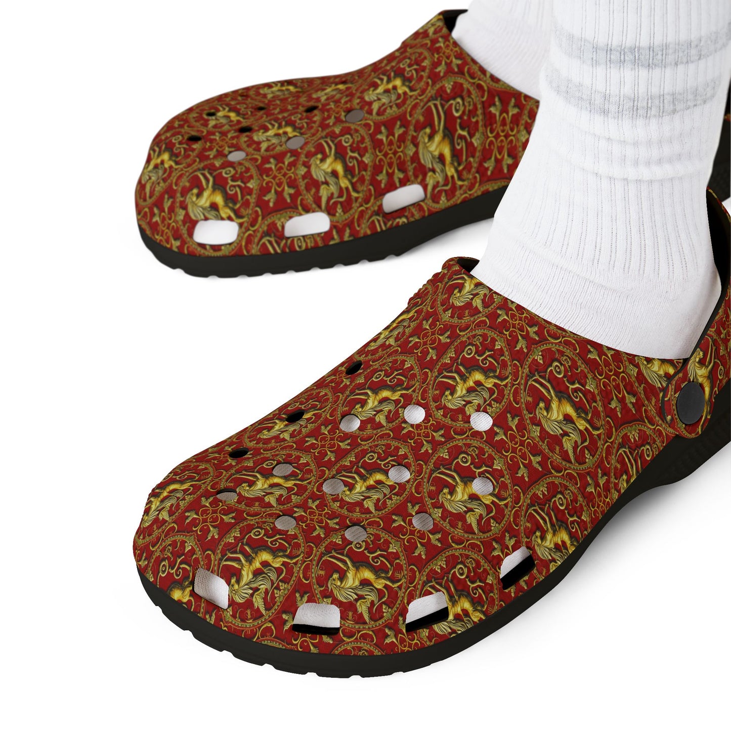 EVA Foam Rubber Shoes, (AOP), Sagittarius, Zodiac v3, Pattern