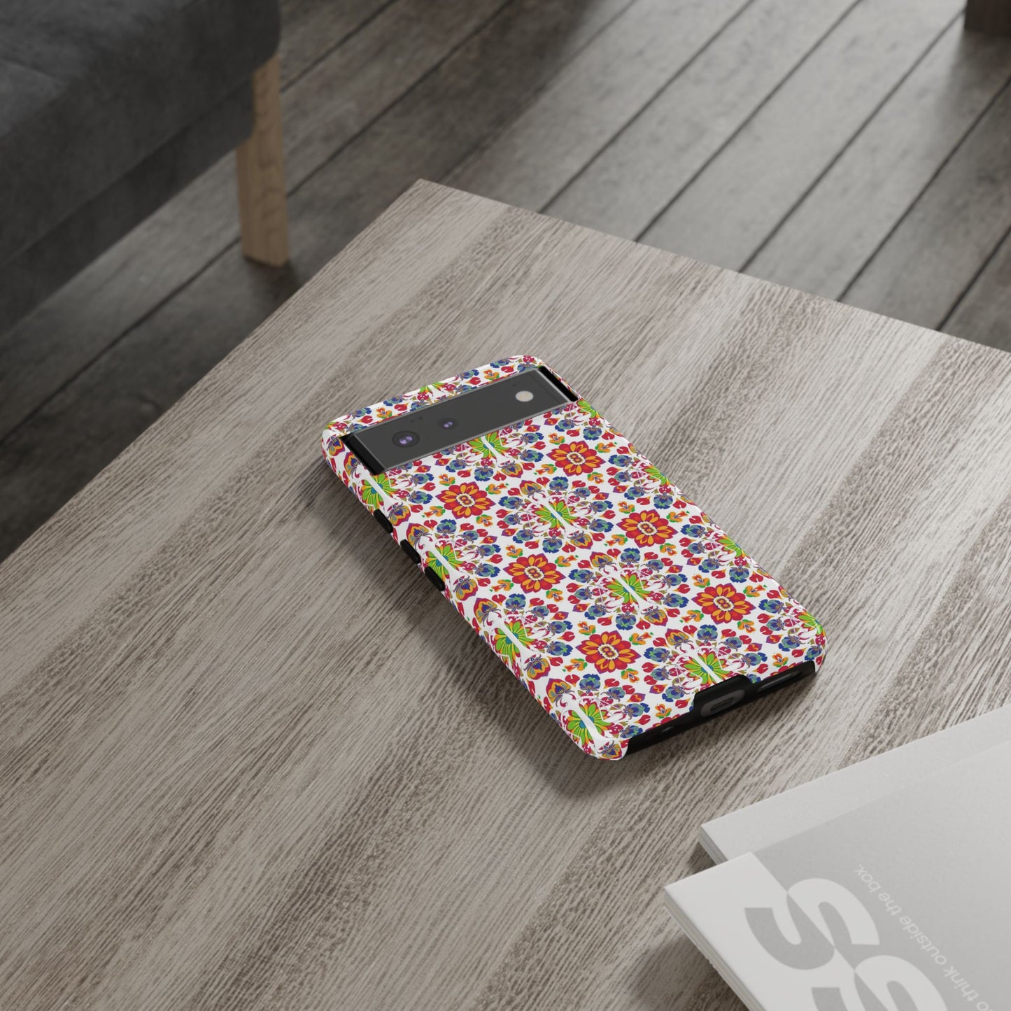 Tough Cases, Libra, Zodiac v1, Flower Pattern