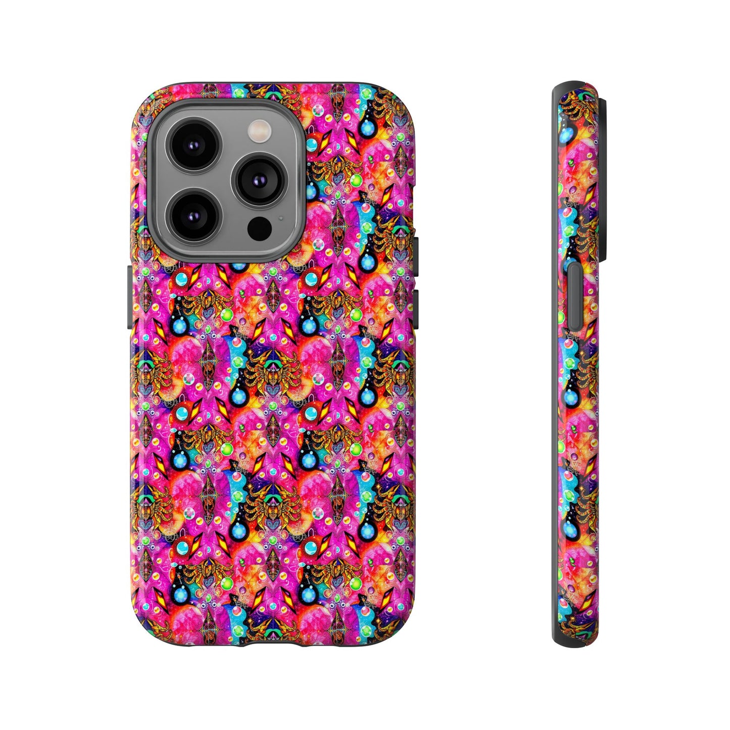 Tough Cases, Scorpio, Zodiac v1, Bubble Pattern