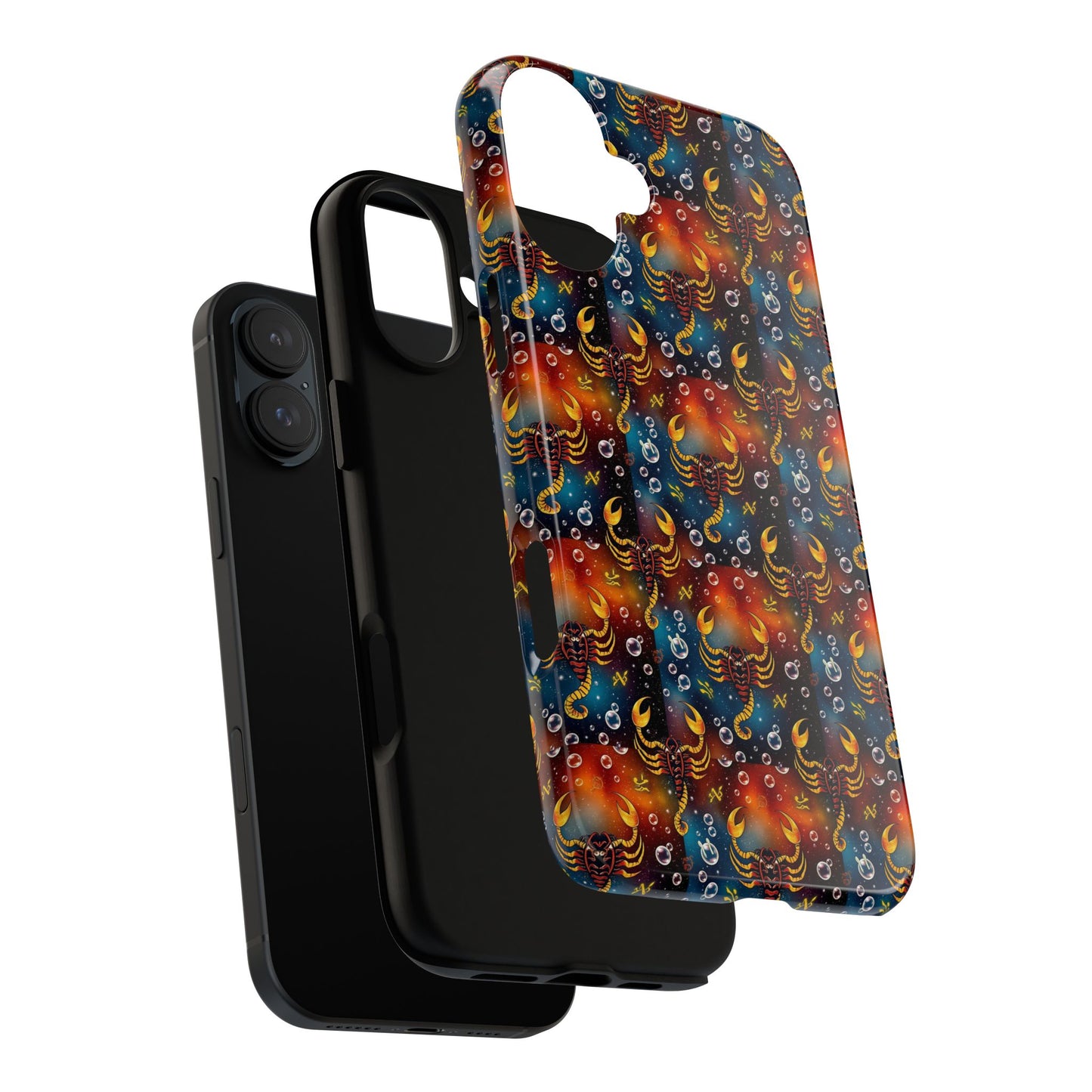Tough Cases, Scorpio, Zodiac v2, Bubble Pattern