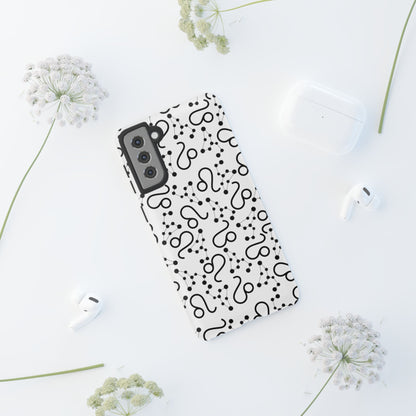 Tough Cases with the Leo Zodiac sign for iPhone, Samsung Galaxy, and Google Pixel devices