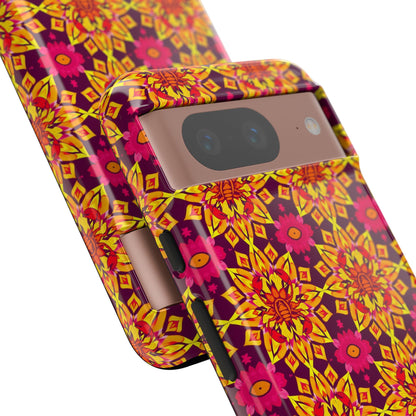 Tough Cases, Scorpio, Zodiac v1, Flower Pattern