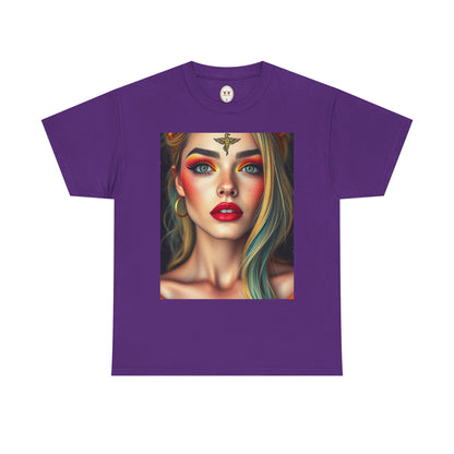 Unisex Heavy Cotton T-Shirt, Virgo, Zodiac, Sexy Art