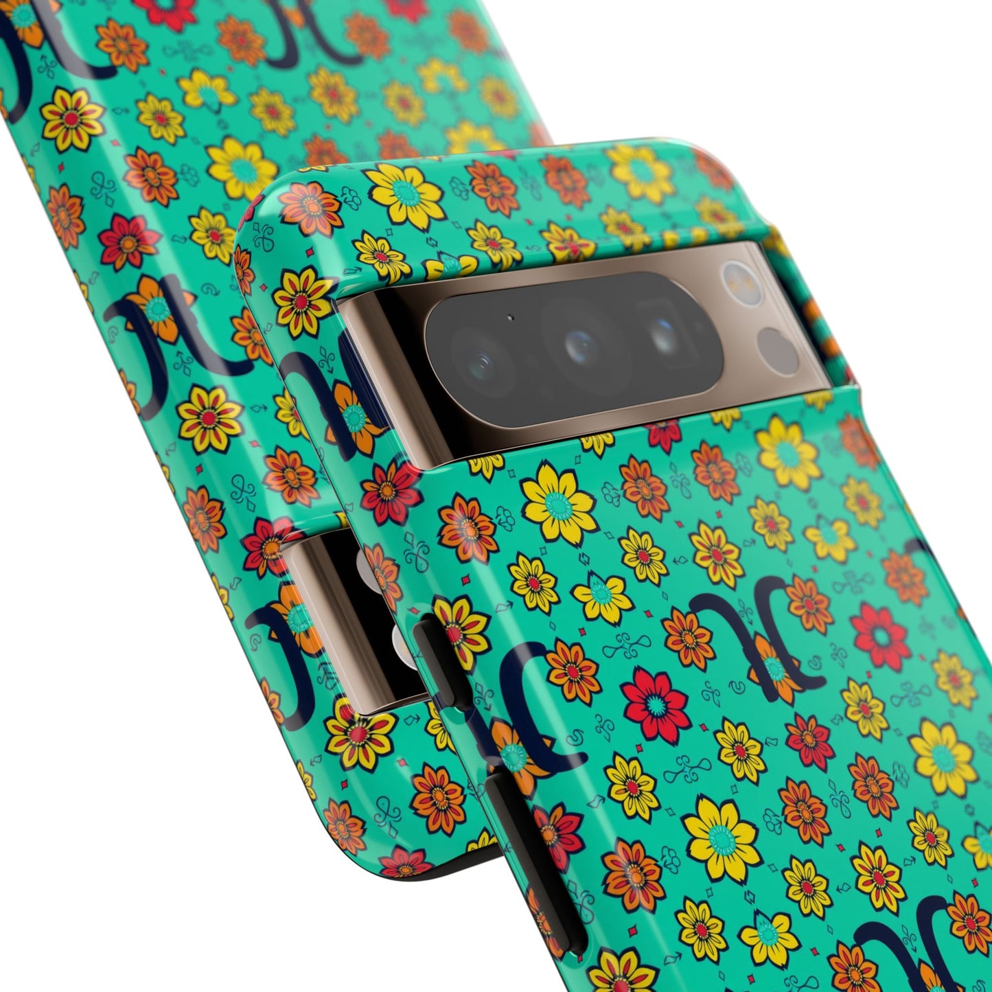 Tough Cases, Aquarius, Zodiac v2, Flower Pattern
