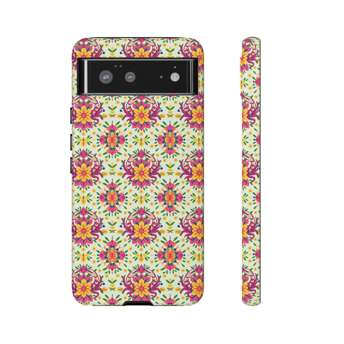 Tough Cases, Cancer, Zodiac v3, Flower Pattern