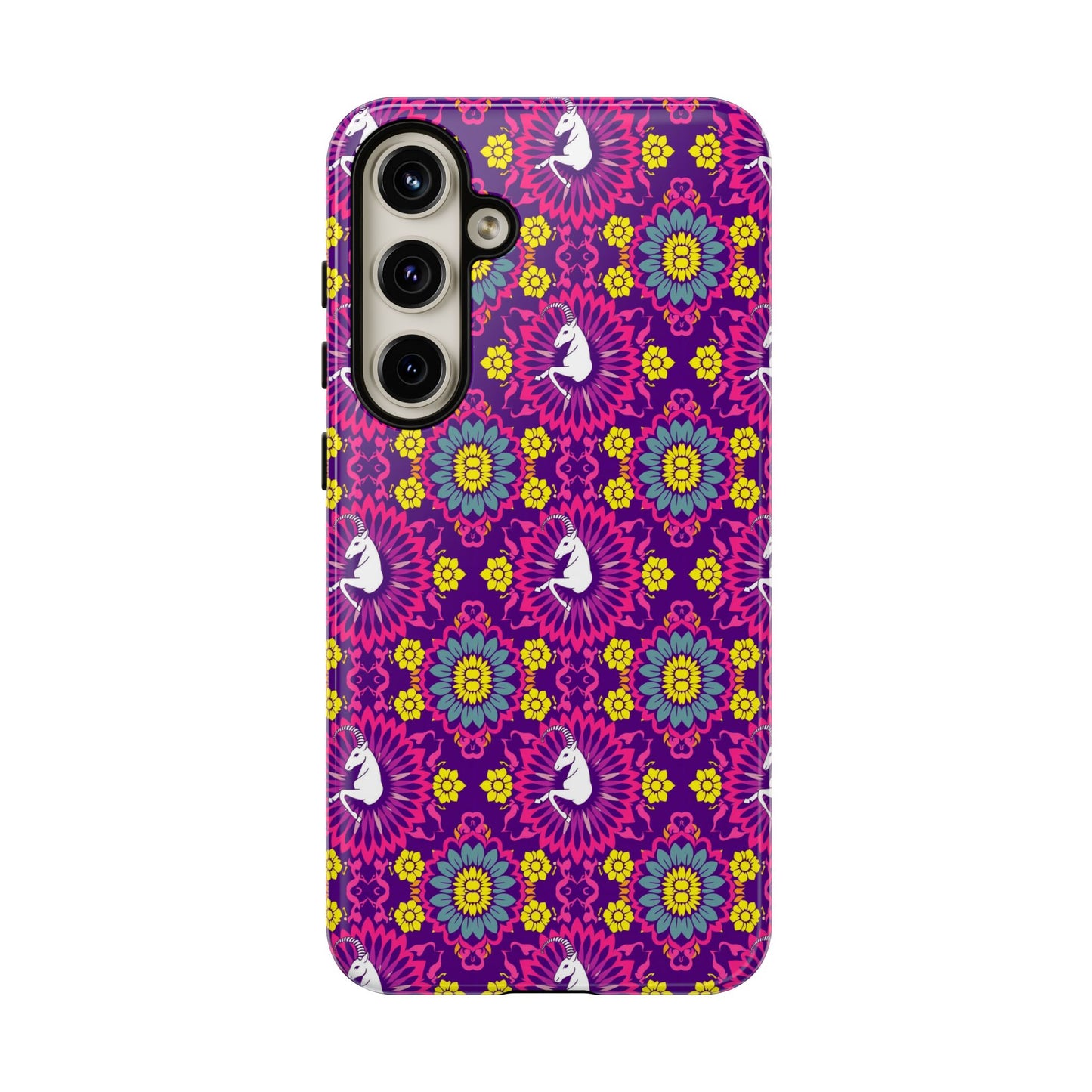 Tough Cases, Capricorn, Zodiac, Flower Pattern