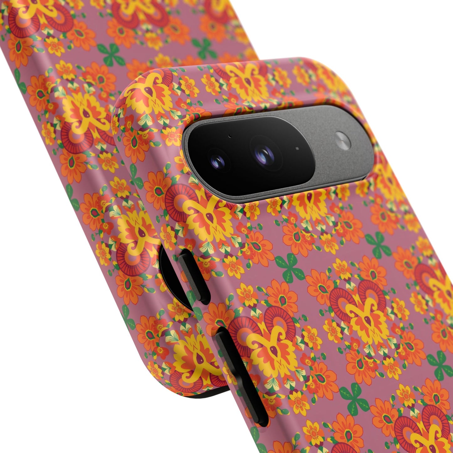 Tough Cases, Aries, Zodiac v1, Flower Pattern