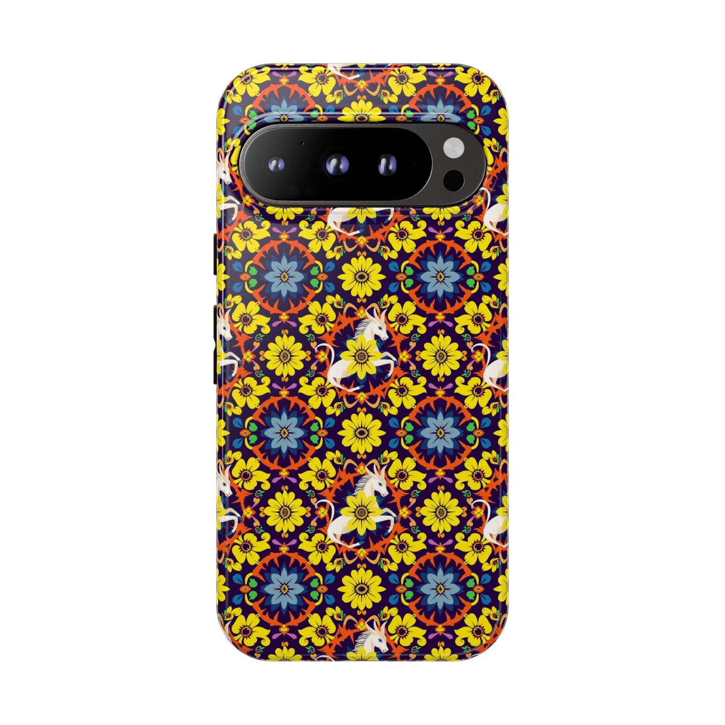 Tough Cases, Aquarius, Zodiac v3, Flower Pattern