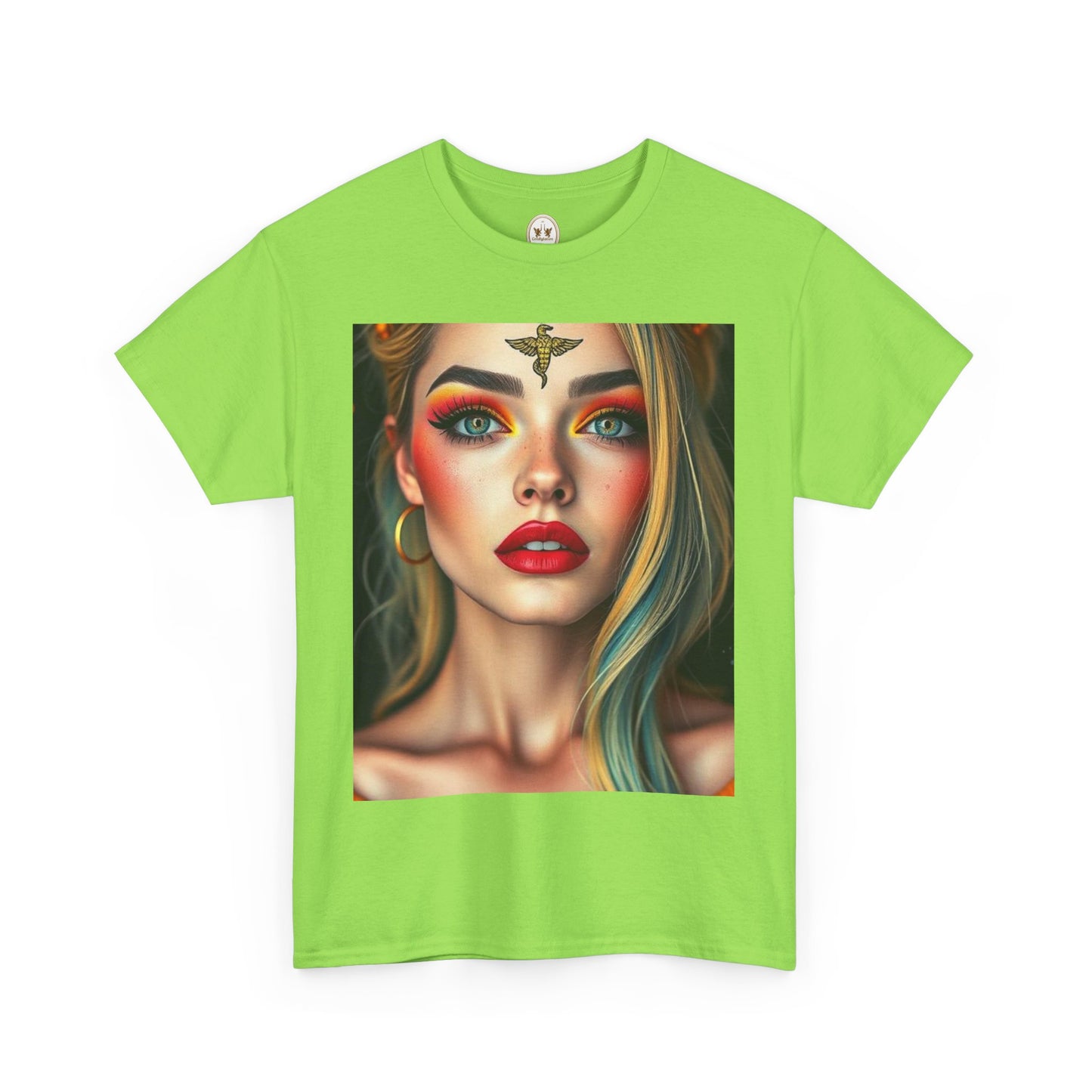 Unisex Heavy Cotton T-Shirt, Virgo, Zodiac, Sexy Art