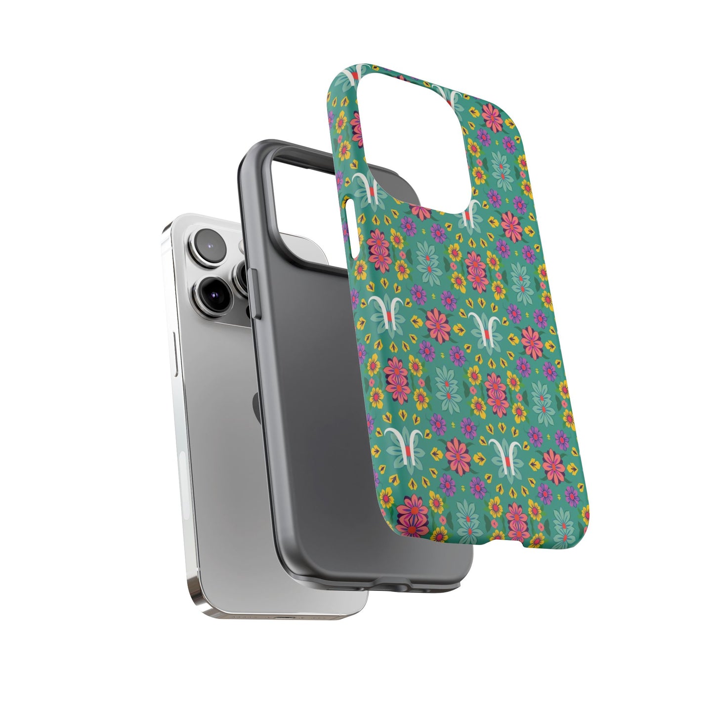 Tough Cases, Aquarius, Zodiac v4, Flower Pattern