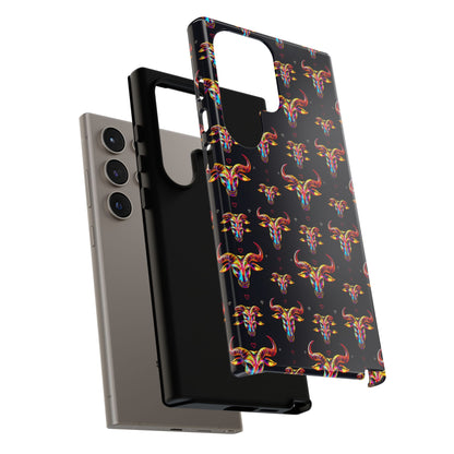 Tough Cases, Taurus, Zodiac, Metal Pattern