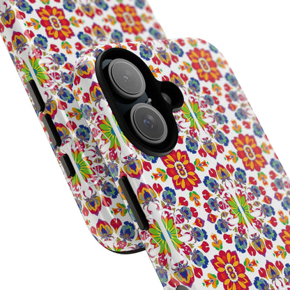Tough Cases, Libra, Zodiac v1, Flower Pattern