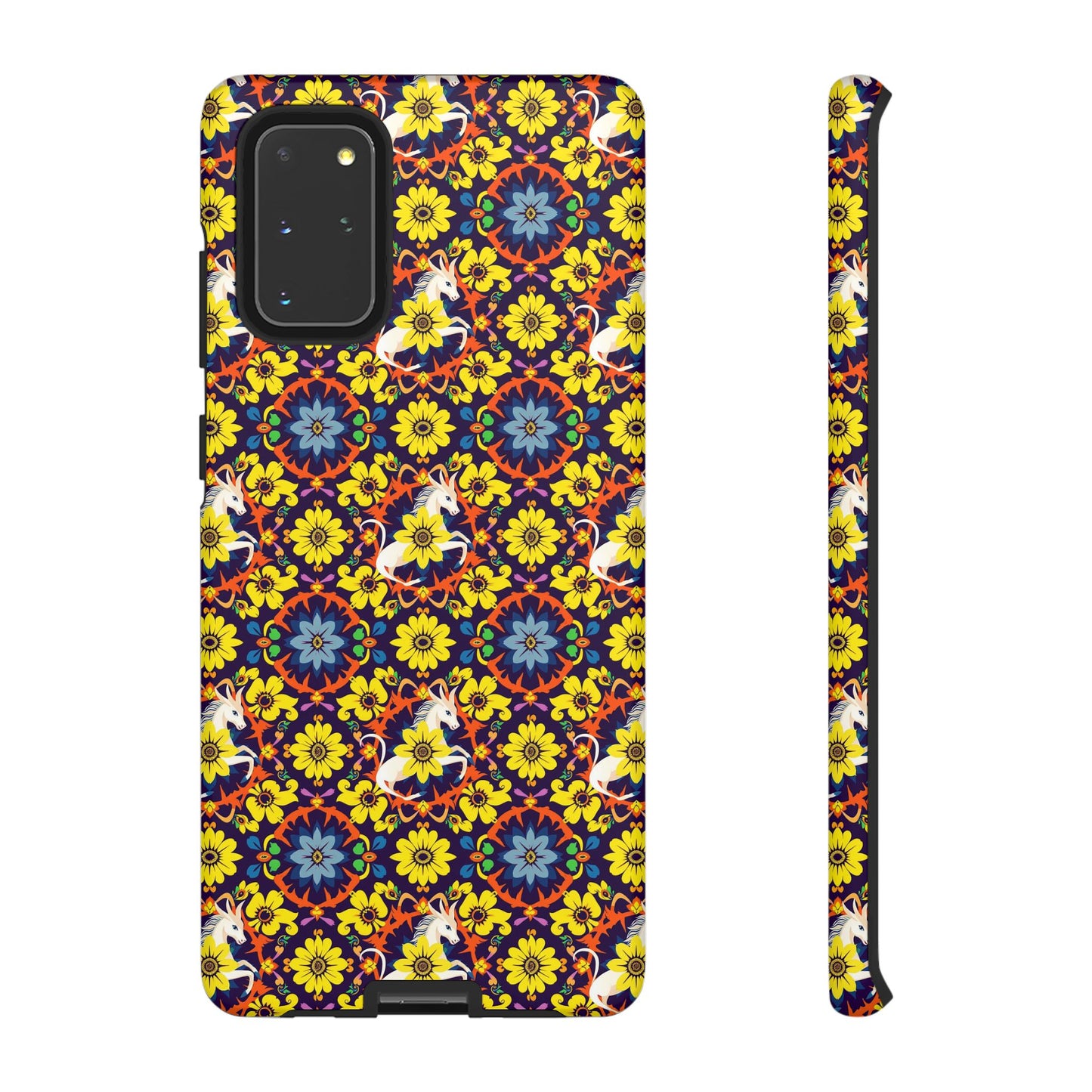 Tough Cases, Aquarius, Zodiac v3, Flower Pattern