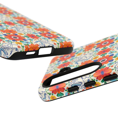 Tough Cases, Virgo, Zodiac v4, Flower Pattern