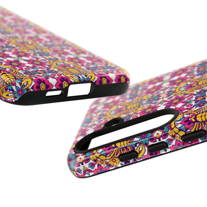 Tough Cases, Scorpio, Zodiac v2, Flower Pattern