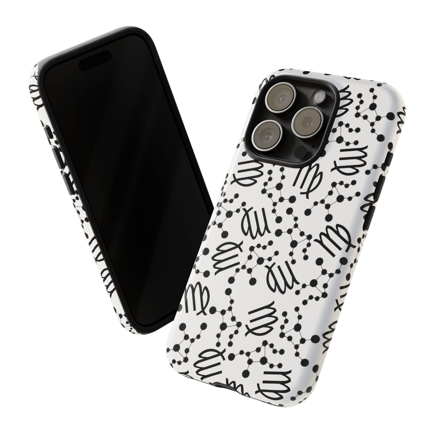 Tough Cases with the Virgo Zodiac sign for iPhone, Samsung Galaxy, and Google Pixel devices