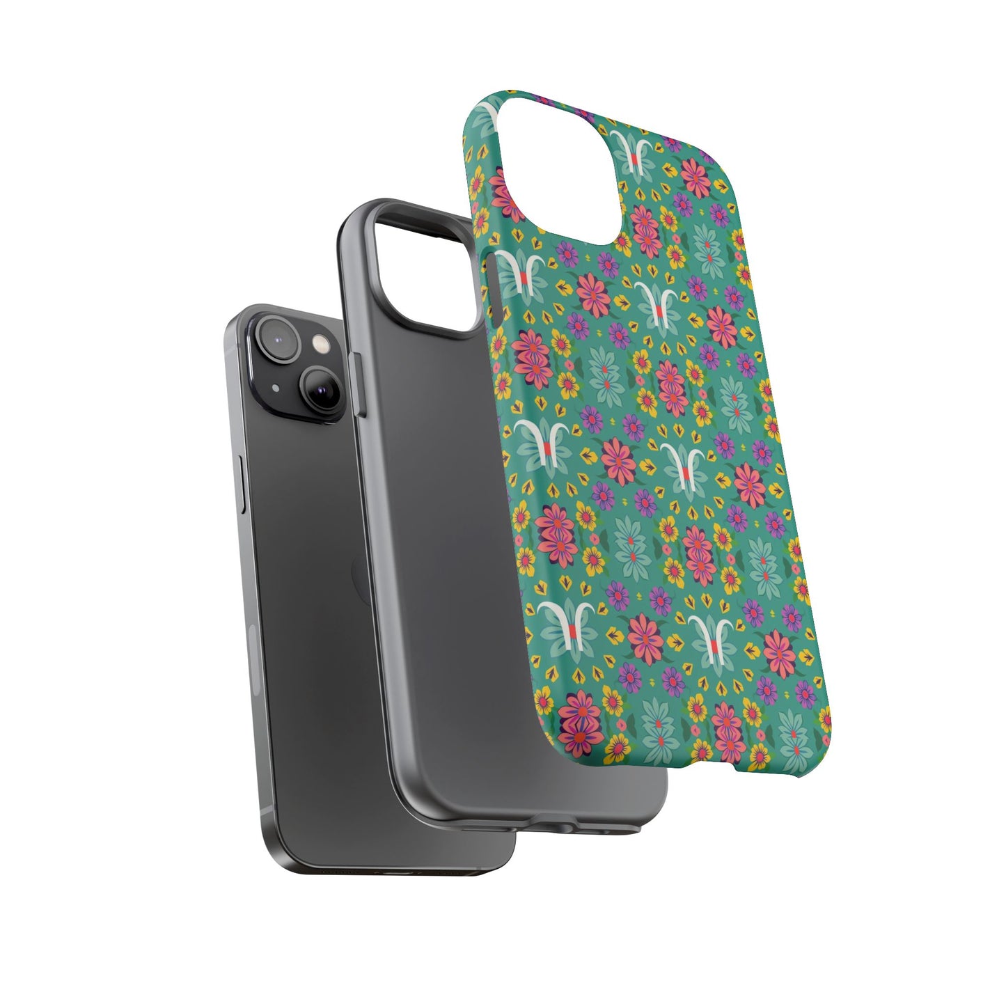 Tough Cases, Aquarius, Zodiac v4, Flower Pattern