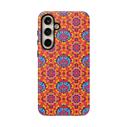 Tough Cases, Pisces, Zodiac v1, Flower Pattern