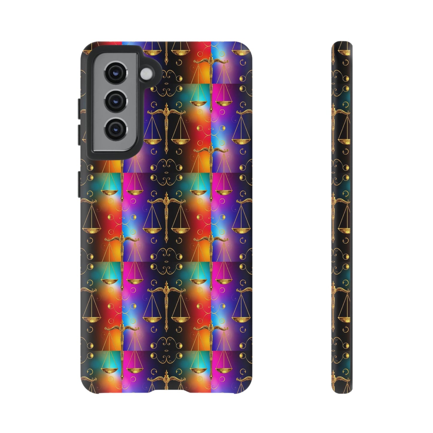 Tough Cases, Libra, Zodiac v1, Metal Pattern