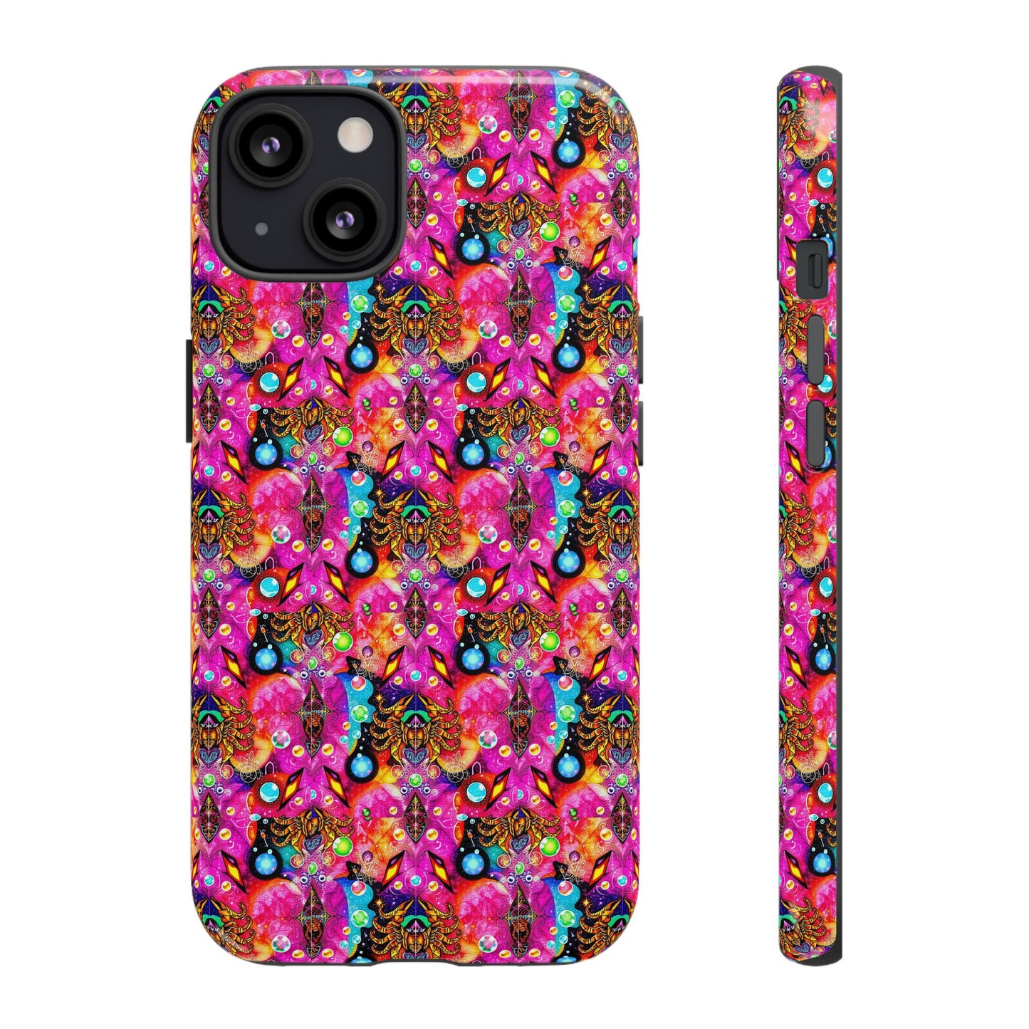 Tough Cases, Scorpio, Zodiac v1, Bubble Pattern