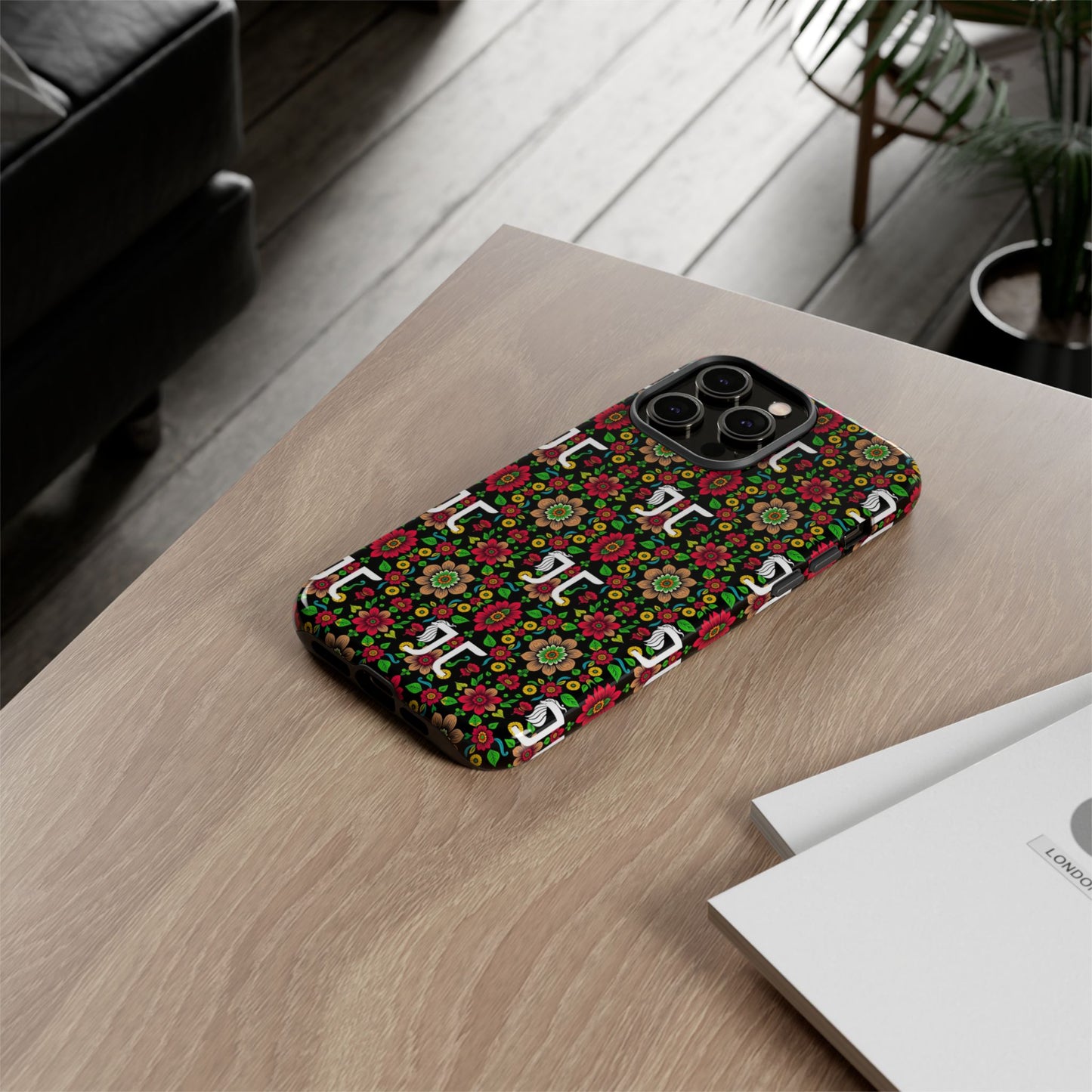 Tough Cases, Gemini, Zodiac v4, Flower Pattern