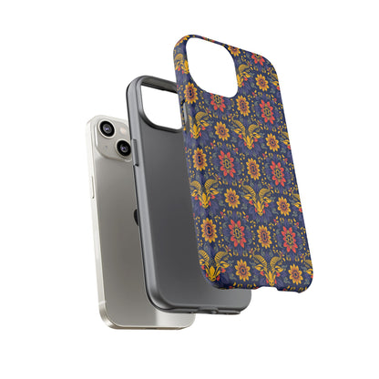 Tough Cases, Taurus, Zodiac v3, Flower Pattern