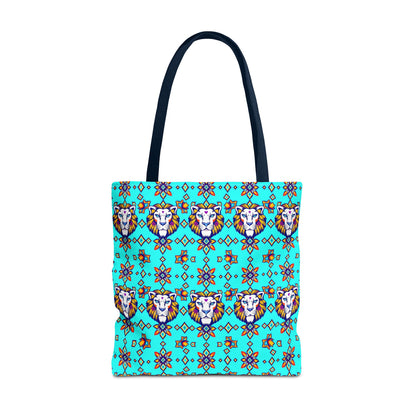 Tote Bag (AOP), Leo, Zodiac v1, Jewel Pattern