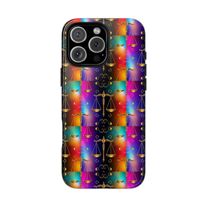 Tough Cases, Libra, Zodiac v1, Metal Pattern