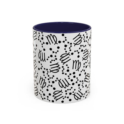Accent Coffee Mug with the Virgo sign (11, 15oz)