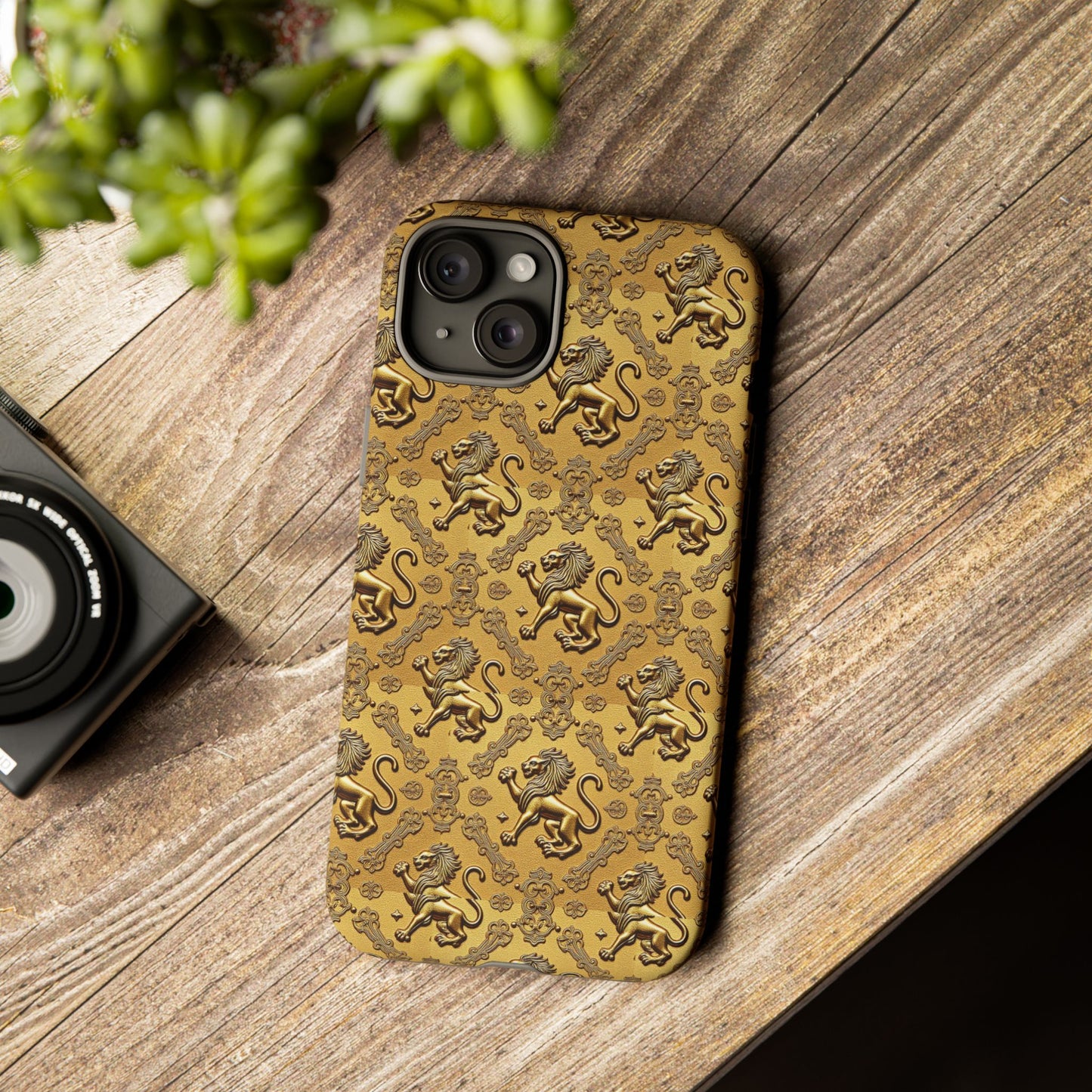 Tough Cases, Leo, Zodiac, Metal Pattern