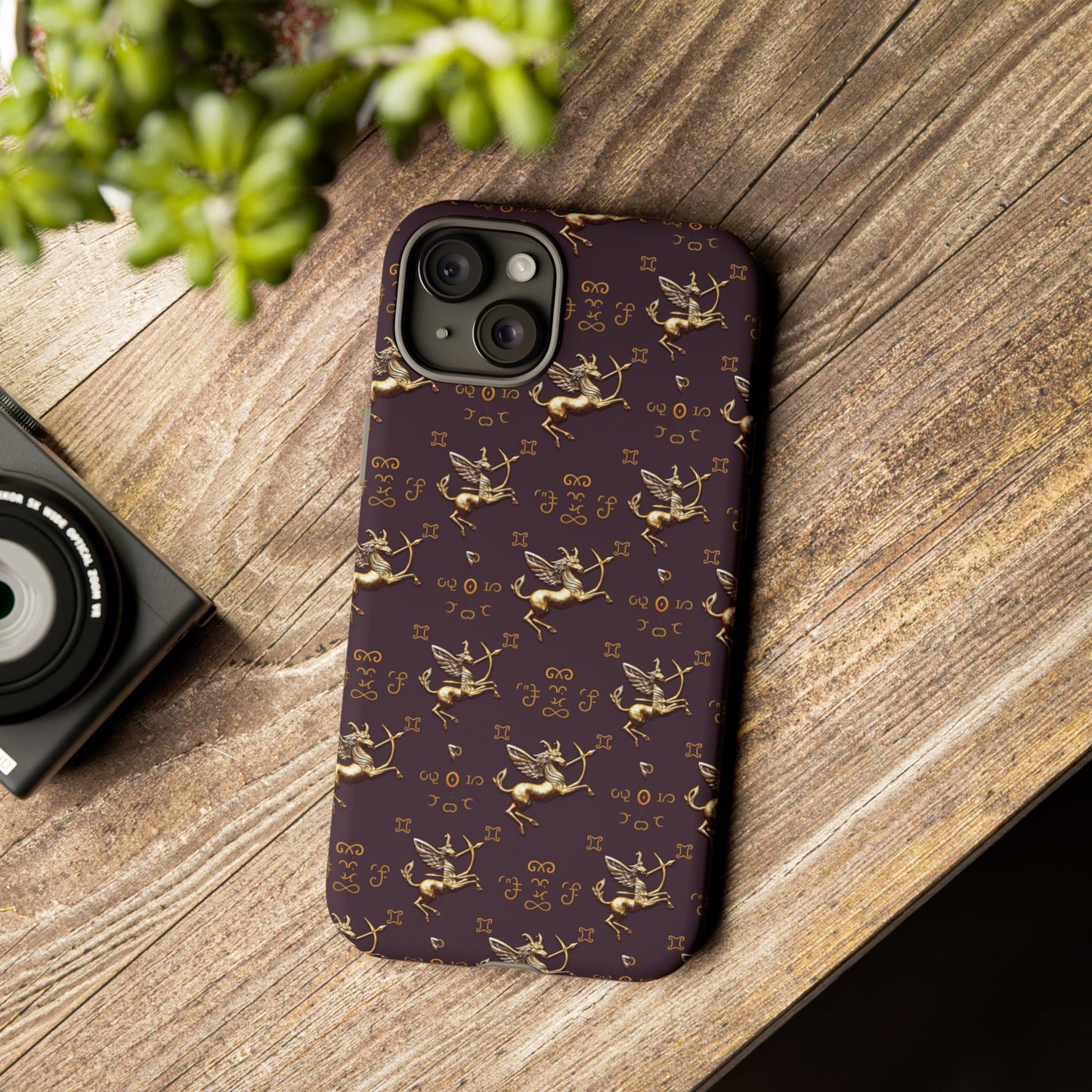 Tough Cases, Sagittarius, Zodiac v3, Metal Pattern