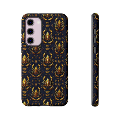 Tough Cases, Scorpio, Zodiac, Metal Pattern
