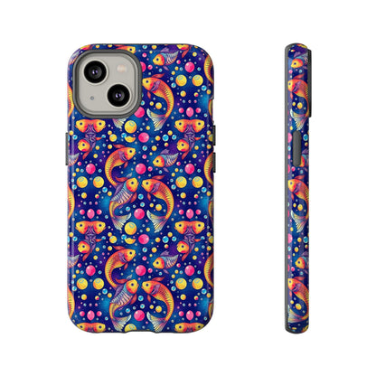 Tough Cases, Pisces, Zodiac, Bubble Pattern