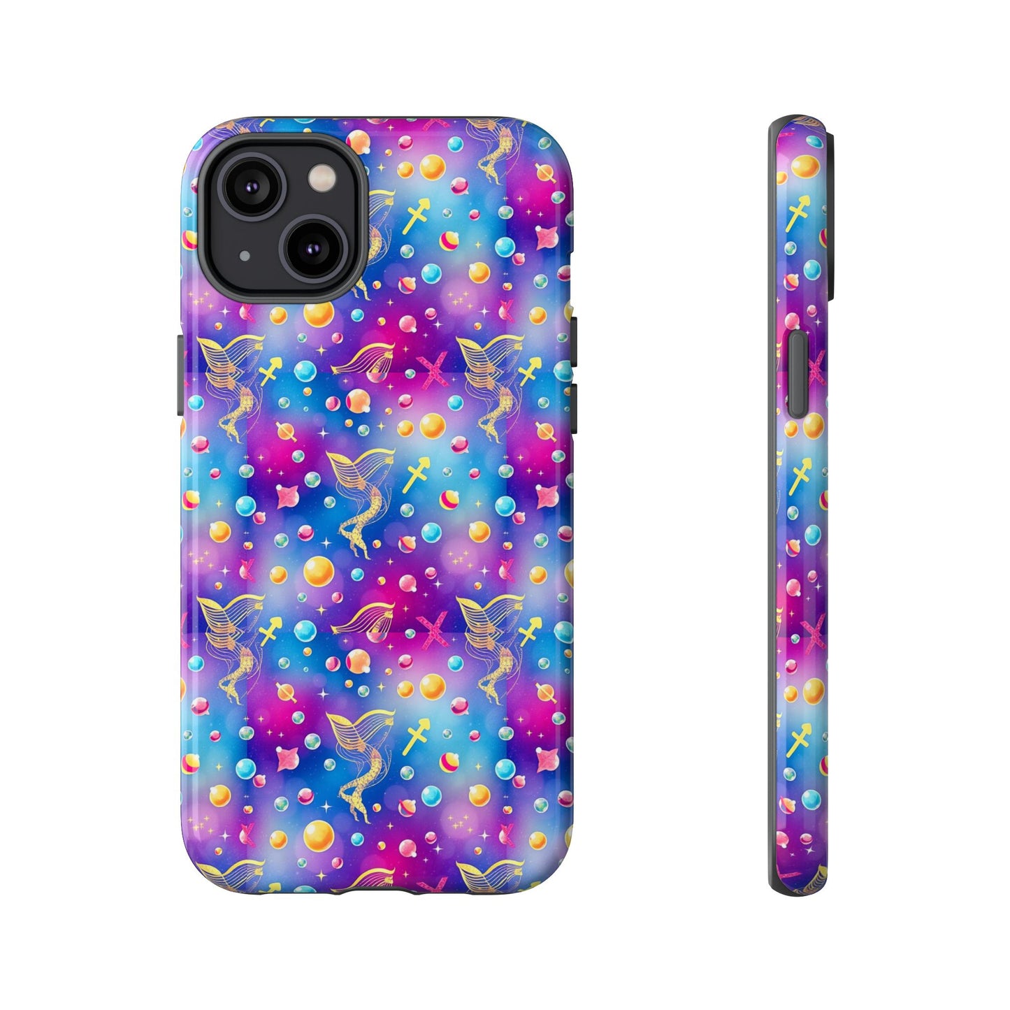 Tough Cases, Sagittarius, Zodiac v3, Bubble Pattern